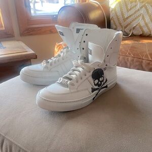 Philipp Plein HI-TOP SNEAKERS NOTORIOUS PYTHON SKULL